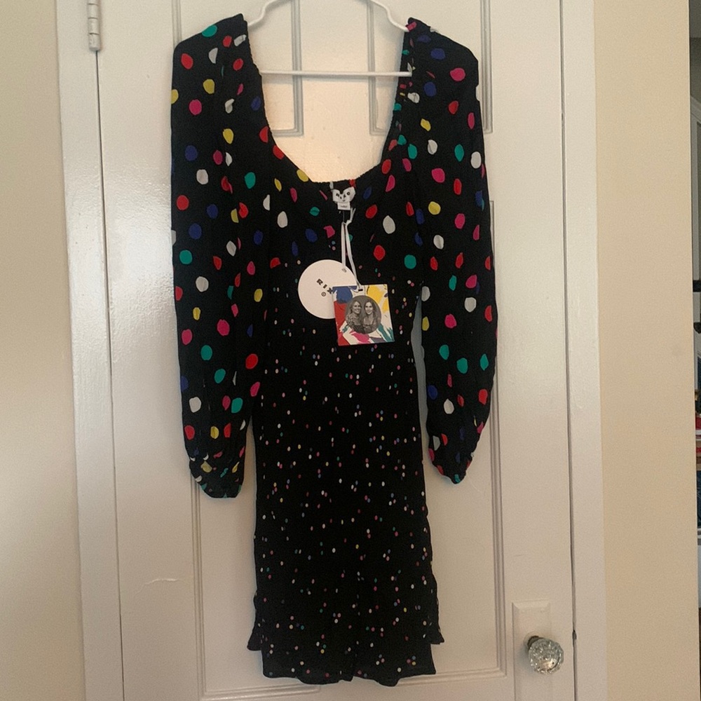 Colorful Polka Dot Dress